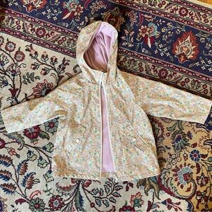 Floral Kids Jacket with Hood